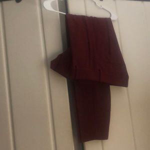 Cute red jcrew pants